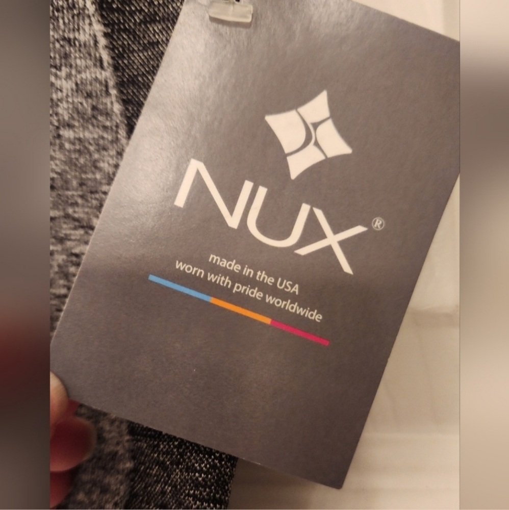 NUX London leggings Heather black Sz SM - Picture 7 of 8